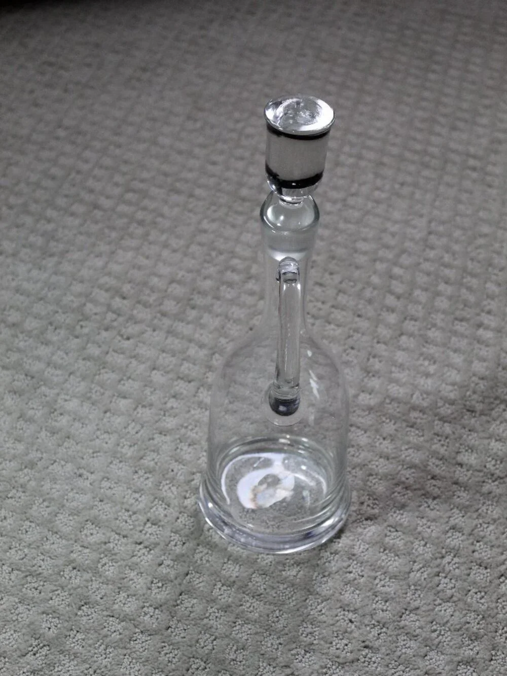 Vintage Toscany Romanian Lead Crystal Decanter with Stopper